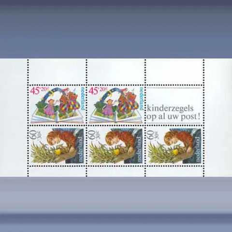 Kinderzegels (blok) (11-nov-80)