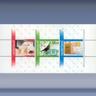 100 jaar P.T.T.-diensten (blok) (1981)