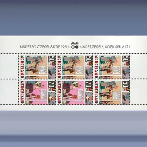 Kinderzegels (blok) (1984)
