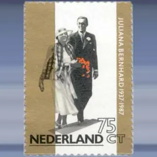Jubileumzegel 50 jaar Huwelijk (1987)
