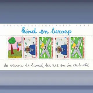 Kinderzegels (blok) (1987)