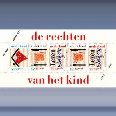 Kinderzegels (blok) (1989)