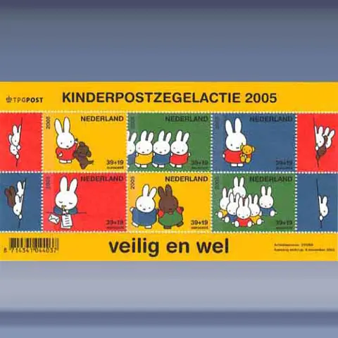 Kinderzegels (blok) (8-nov-05)