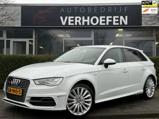 Audi A3 Sportback 1.4 e-tron PHEV - S-LINE - AUTOMAAT - ZWART LEDER - STOEL VERW - ONDERHOUDS HISTOR