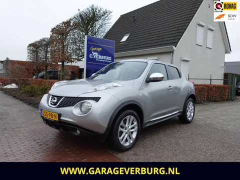 Nissan Juke 1.6 DIG-T Tekna 190 PK ! (Navi,Camera,Cruise,Stoelverwarming,Keyless,Leer) 12-2010