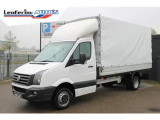 Volkswagen Crafter 2.0 TDI 163 pk Pick Up met Huif / Open Laadbak Airco, Cruise Control, Dakspoiler,