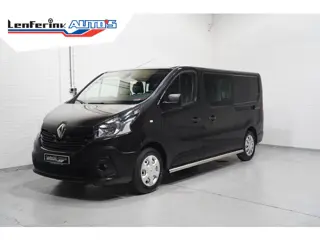 Renault Trafic 1.6 dCi 120 pk Dubbel Cabine 2x Schuifdeur, Navi Airco, Trekhaak, Sidebars, APK 09-20