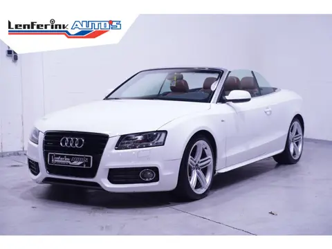 Audi A5 Cabriolet 3.0 TDI V6 240 pk Quattro Aut. S-Line Cognac Leder Navi, Camera, Sportstoelen, Xen