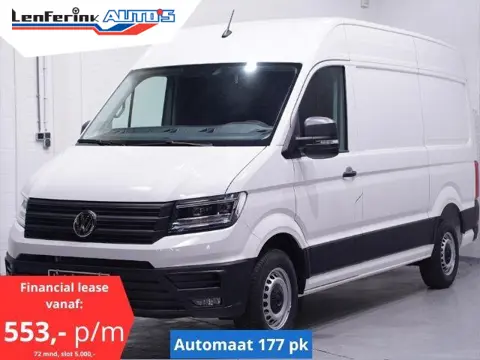 Volkswagen Crafter 35 2.0 TDI 177 pk L3H3 Aut. va 553,- p/mnd Navi Camera, Lane Assist, LED Koplampe