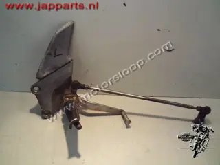 Kawasaki ZXR750H Schetsplaat links met schakelpedaal