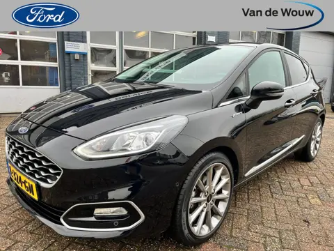 Ford Fiesta 1.0 EcoBoost Hybrid Vignale Lederen bekleding-125pk-addaptieve cruise-winterpack