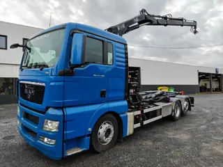 MAN TGX 26.400 Container Hyvalift Crane HIAB 144 (bj 2012)