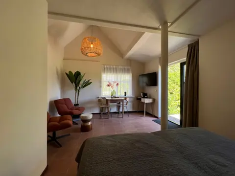 Deluxe kamer op begane grond met uitzicht op bos of weiland