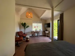 Deluxe kamer op begane grond met uitzicht op bos of weiland