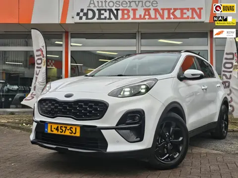 Kia Sportage 1.6 T-GDI Black Edition Automaat BJ.2021 / Panodak / Leder / Navi / Camera / Keyless / 