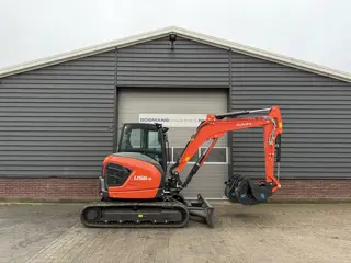Kubota U56-5 minigraver NIEUW incl CW10 + 3 bakken