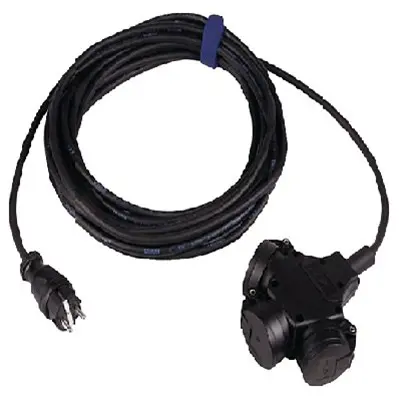 Verlengkabel rubber 5mtr 220V H07RN-F