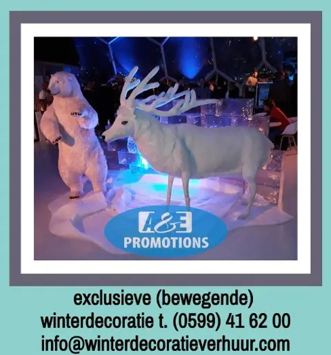 Bewegende figuren kerst winter verhuur brabant