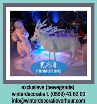 Bewegende figuren kerst winter verhuur brabant