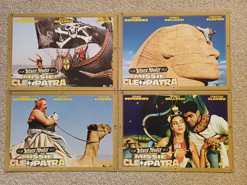ASTERIX & OBELIX MISSIE CLEOPATRA lobbycard set.