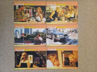 FAST FOOD FAST WOMEN lobbycard set.