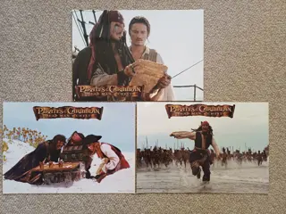 PotC DEAD MAN ' S CHEST lobbycard set.