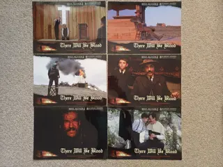 THERE WILL BE BLOOD lobbycard set.