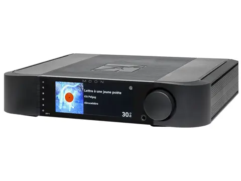 Moon 371 streaming versterker zwart