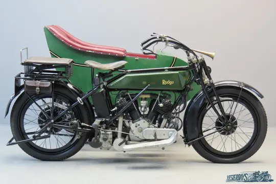 Rudge 1922 7/9 h.p. Three speed 998 cc 2 cyl IOE 3601
