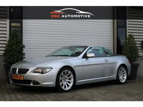 BMW 6-Serie Cabrio 645Ci S Rood Leder | Memory | Xenon | Navi | Stoelverwarming