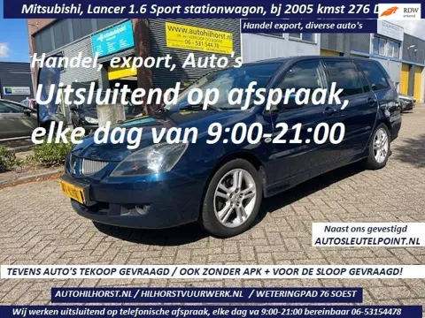 Mitsubishi Lancer Station Wagon 1.6 Sport , Export handel, enz