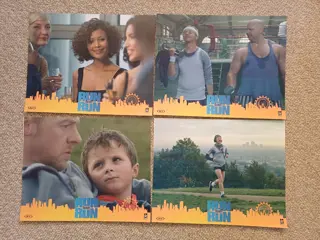 RUN FATBOY RUN lobbycard set.