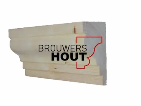 Grenen kroonlijst GG001-115 56x115mm. Kijk in onze webshop!