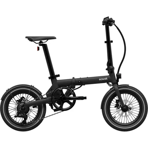 Eovolt elektrische vouwfiets Morning 16 v3 zwart