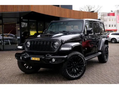 Jeep Wrangler Unlimited 4xe 380 Rubicon BRUTE! Khan velgen ACC stoel/stuurwielverwarming Carplay Tre