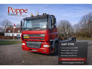 DAF CF 85 | 6x2 | Chassis Cabin | Hooksystem | 2007
