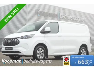 Ford E-Transit Custom 320 L1H1 Limited | 65kWh | 160kW/218pk | Trekhaak 2300kg | Camera | Carplay/An