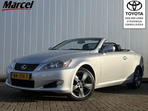 Lexus IS Cabriolet 250C Luxury Cabrio 6Cil Automaat NL Auto Leder PDC Camera Cruise Boekjes Aanwezig
