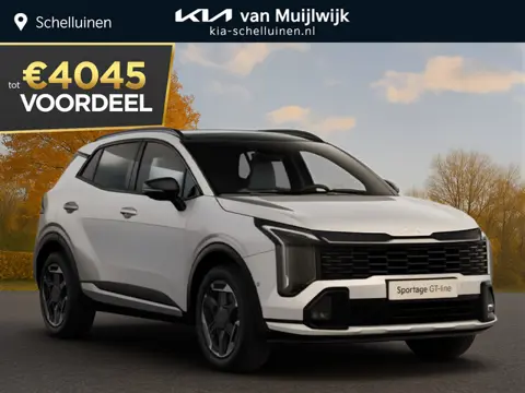 Kia Sportage 1.6 T-GDi Hybrid GT-Line Nu €4.045,- voordeel! Nu tijdelijk extra scherp geprijsd!