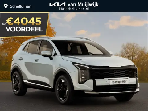 Kia Sportage 1.6 T-GDi Hybrid DynamicPlusLine Nu €4.045,- voordeel! Nu tijdelijk extra scherp geprij