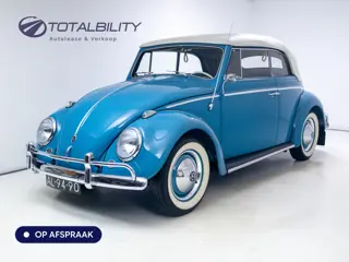 Volkswagen Kever Cabrio | 1961 | Concoursstaat | volledig gerestaureerd | Originele Karmann | Gulf B