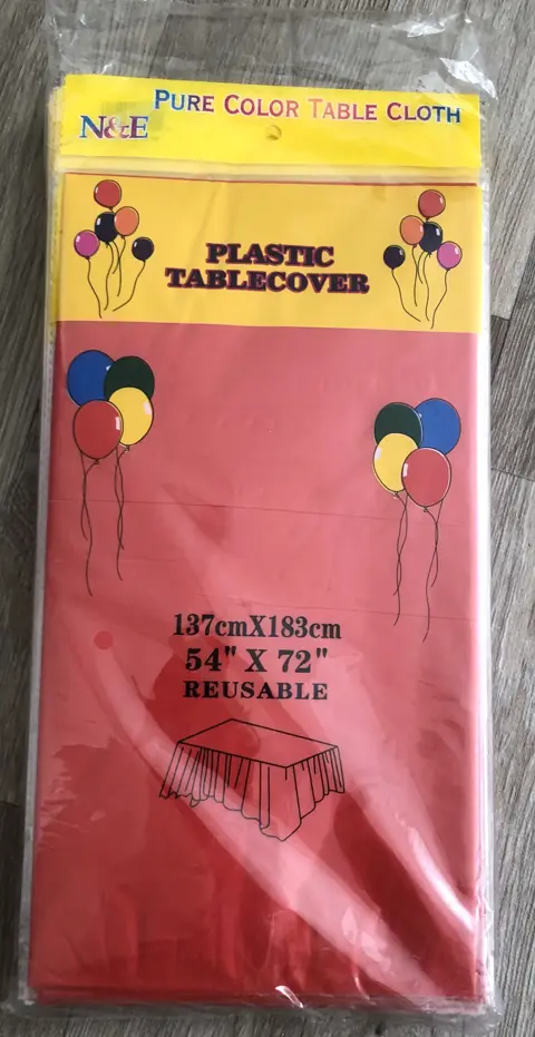 Plastic tafelkleden herbruikbaar, feest / Verjaardag