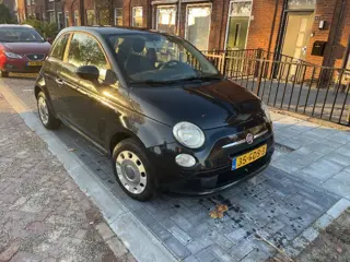 Fiat 500 1.2C 2008 Zwart - Met Nieuwe Apk, Zuinig &amp;