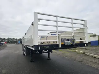 LAG 1 AS | NO STEERING | DUTCH TRAILER OV-83-YT | FOR GASPALLETS . ALU SIDES.