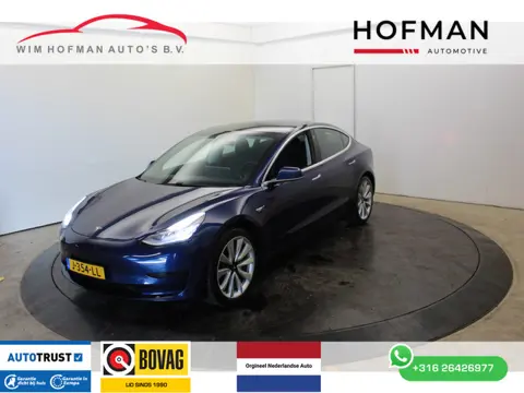 Tesla Model 3 Standard RWD Plus 60 kWh 89% SOH Autopilot FSD Comp Nw Staat Pano Cam Leder El-Stoelen