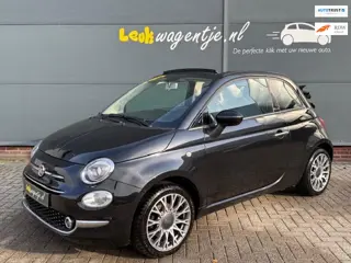 Fiat 500 C 1.2 Lounge Cabrio Automaat *leer *16” *p-sensor