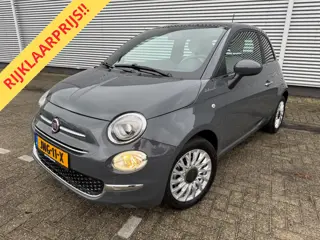 Fiat 500 1.0 Hybrid Dolcevita, Panorama, cruisecontrol,Carplay/Andriod,Leder/alcantara,was Loterijpr