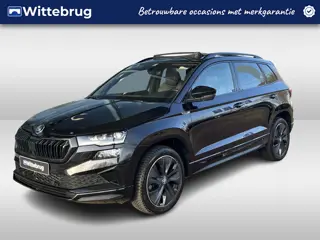 Škoda Karoq 1.5 TSI DSG Sportline Business / Panorama dak / Ledere bekleding / Geheugen stoel / 18''
