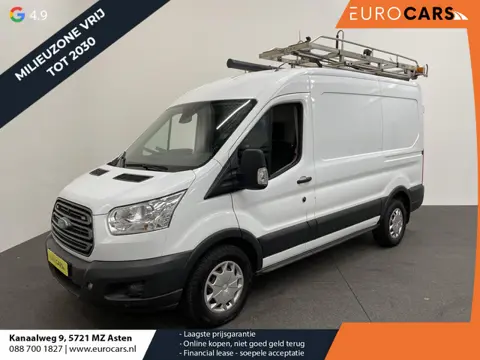 Ford Transit 350 2.0 TDCI 130pk L2H2 Trend Imperiaal + ladder Navigatie Camera Parkeersensoren Cruis