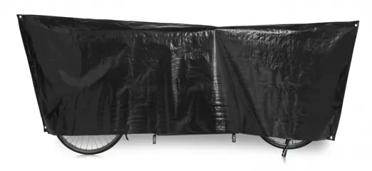 VK fietsbeschermhoes Tandem 300 x 110 cm zwart